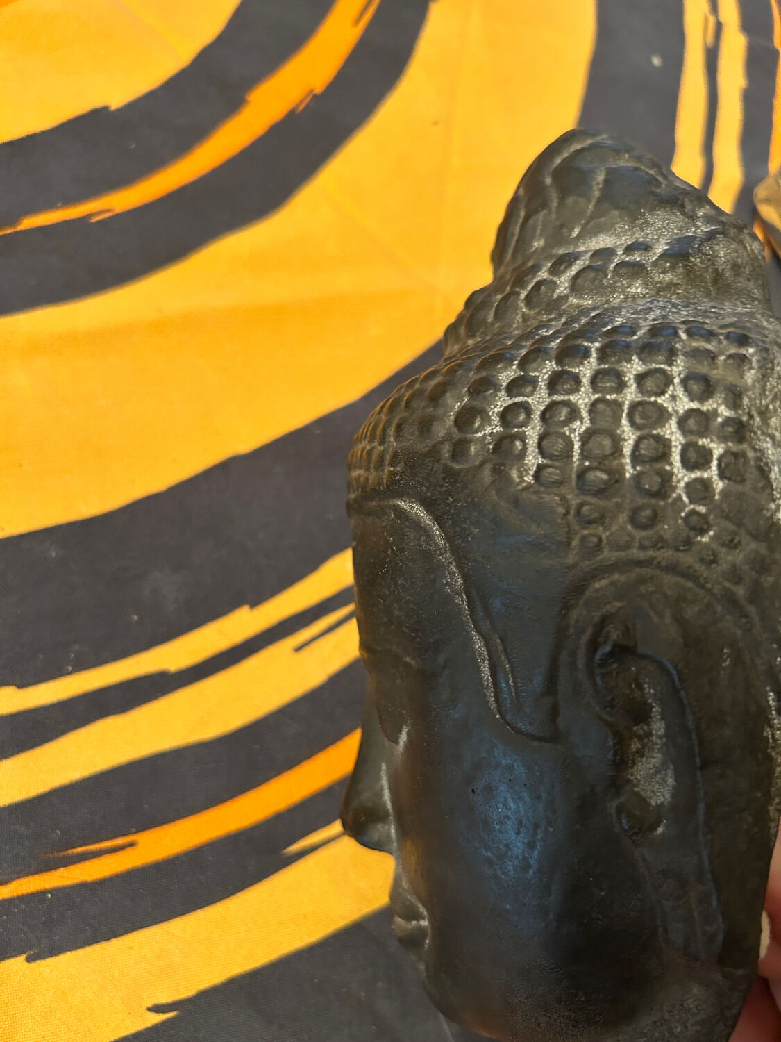 Buddha mask mould from the Louvre Museum in resin.