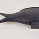 Vintage African Fish Storage Container in Hand-Carved Ebony, 1950s