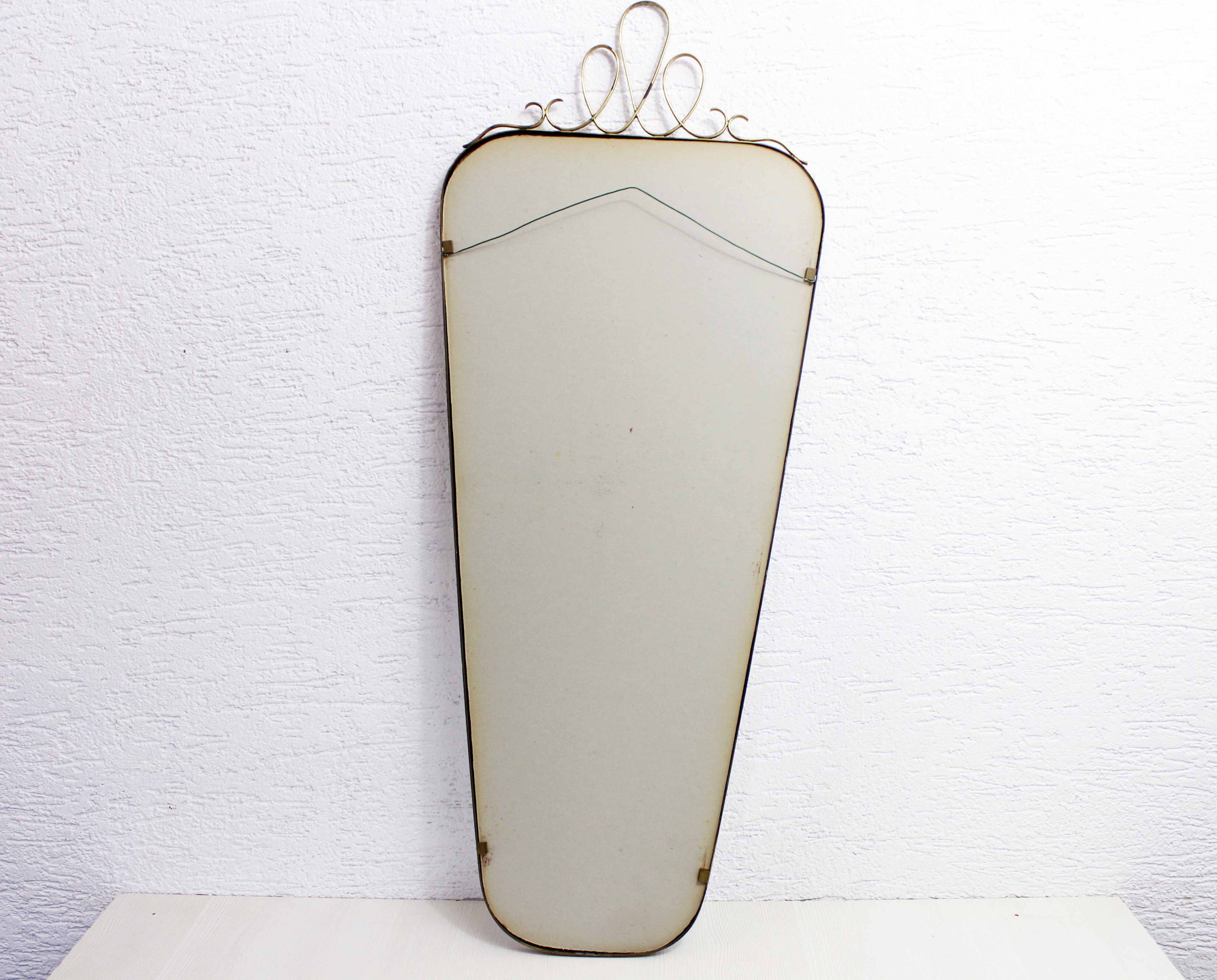 Miroir forme libre en laiton