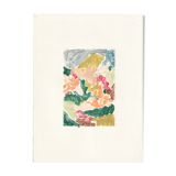 Monoprint landscape in bloom