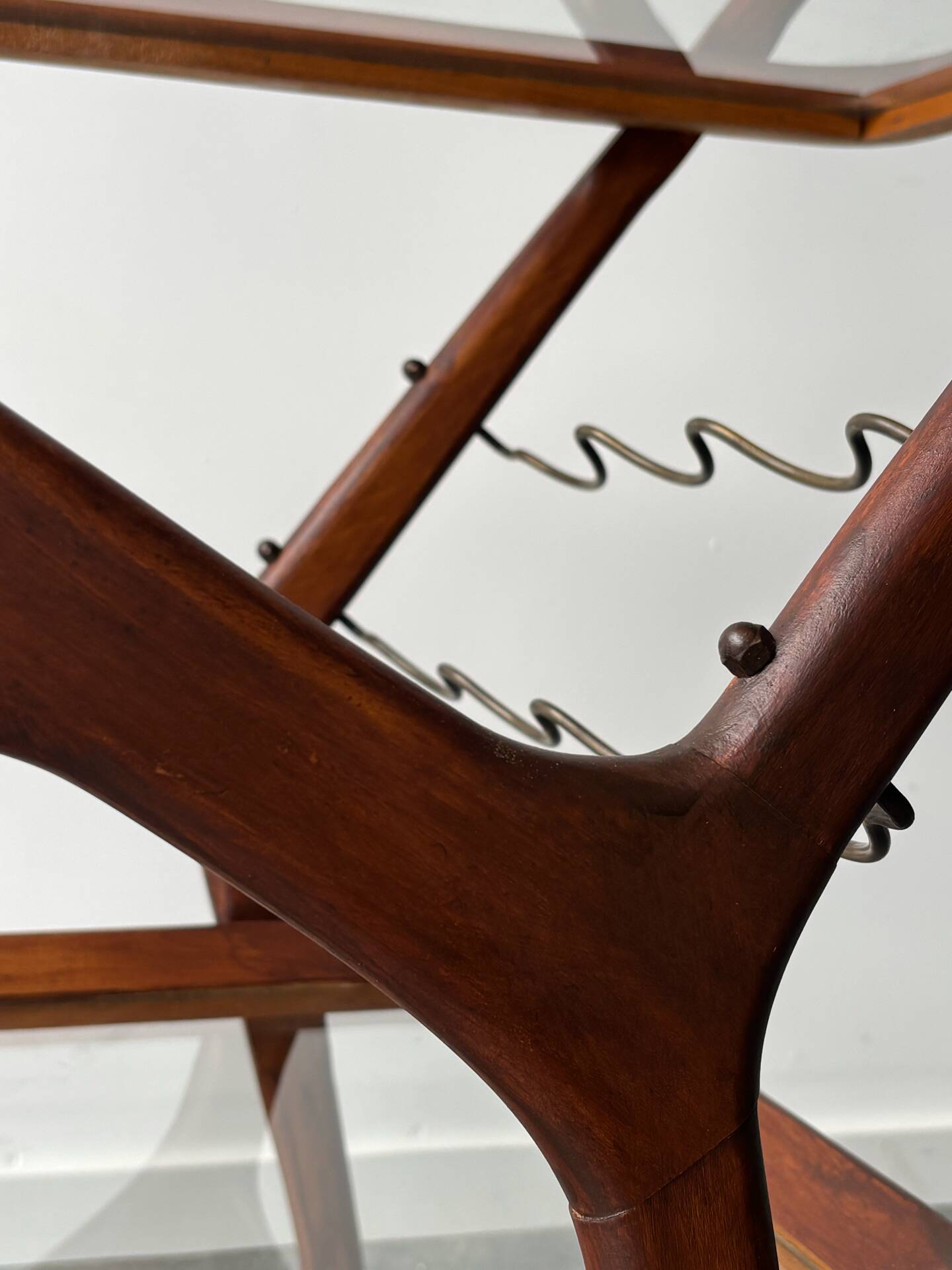 Italian bar cart Cesare Lacca, 1950