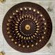 Large decorative openwork ceramic dish Vallauris 60s