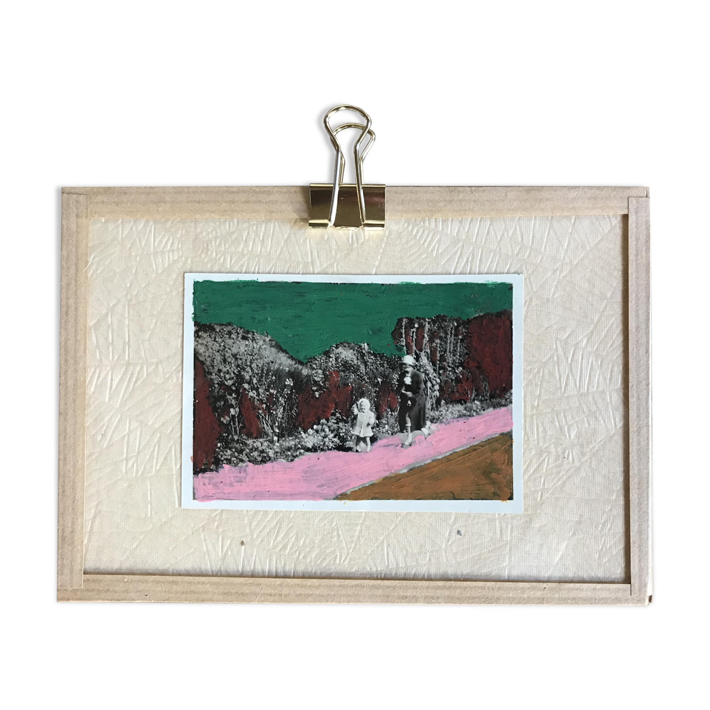 Bold pastels in old photo - Cornwall 1920