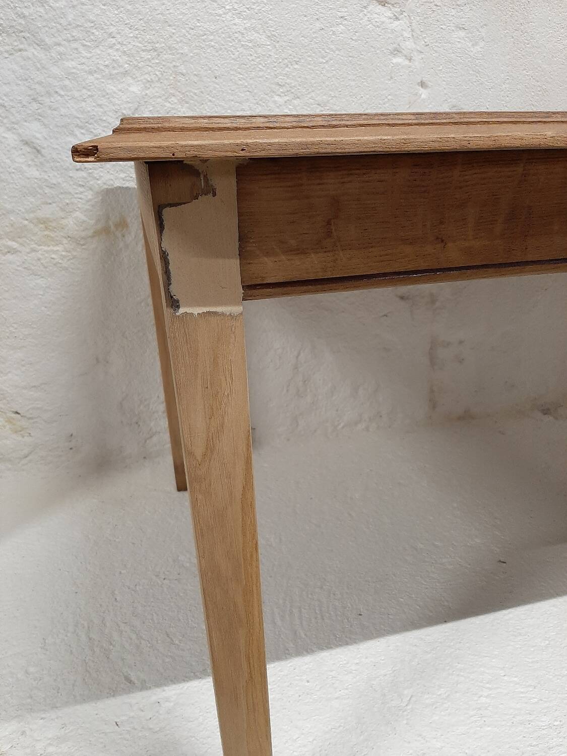 Solid oak farm table
