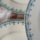 6 antique flat plates in ironstone Hb & Cie