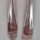 6 Silverplated teaspoons