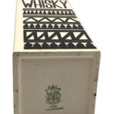 Ensemble vintage de 2 bouteilles en céramique, Staffel Limburg Allemagne, 1960