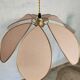 Hanging lampe fleur lin