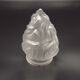 French Art Deco Opaque Glass Flame Shade • Vintage Lamp Shade Replacement
