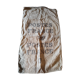 Vintage postal bag trade object of La Poste in mixed-race canvas burlap