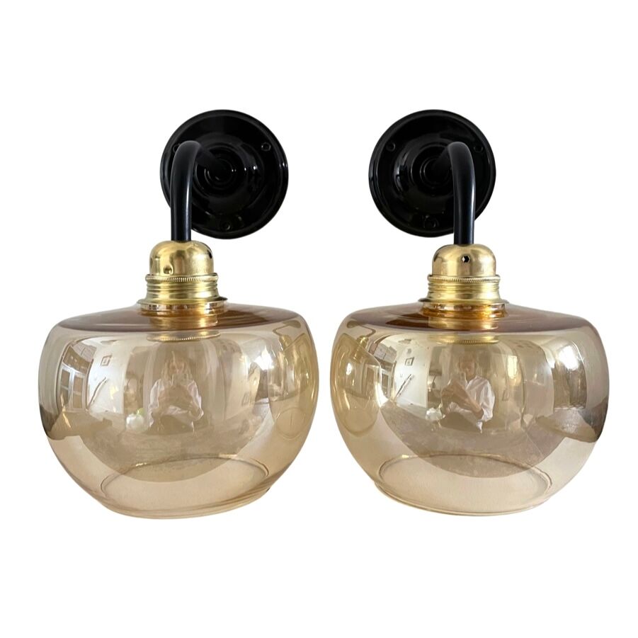 Pair of vintage wall lights