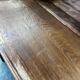 Vintage American wooden desk / desk with roll-up door