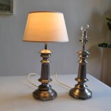Pair of vintage Marks & Spencer lamp bases made in the UK