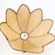 Suspension fleur en rabane