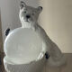 Vintage ceramic cat lamp from the 70s