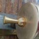 Pair of molded glass wall sconces