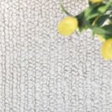 2x7 Neutral White Handmade Moroccan Runnner Rug, 66x216Cm