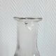 Dachshund dog carafe, Empoli glass, Italy 1960