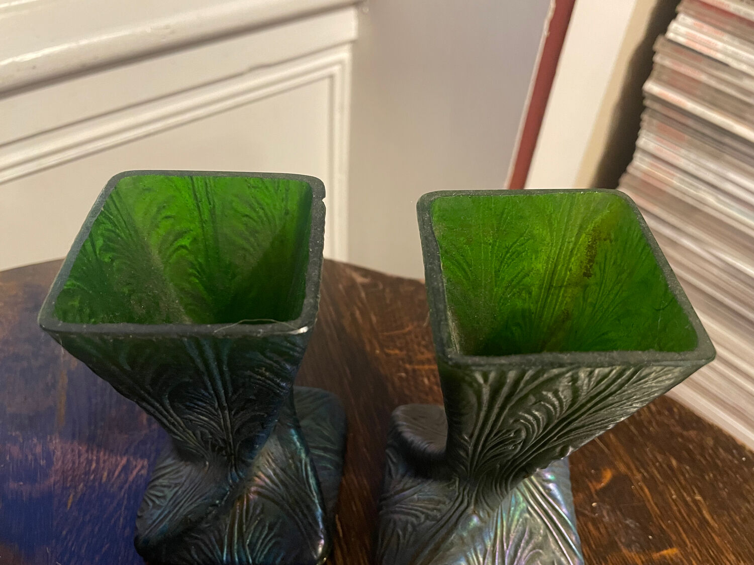 Pair of Loetz vases
