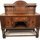English Renaissance style oak cabinet