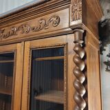 Large solid oak library