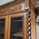 Large solid oak library