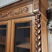 Large solid oak library
