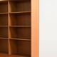 Scandinavian oak bookcase, 1960s