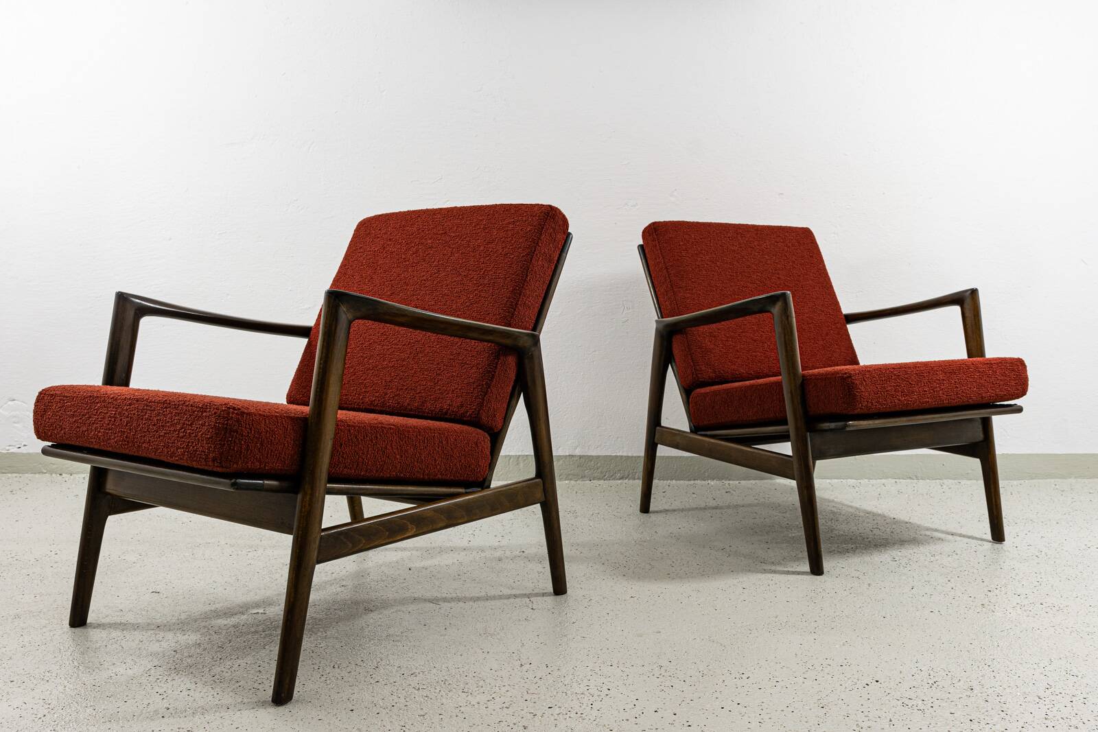 Mid Century Modern Armchairs By Sfm, Poland, 1960s, set of 2