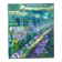 Huile sur toile impressionniste – "Le Jardin aux Iris"