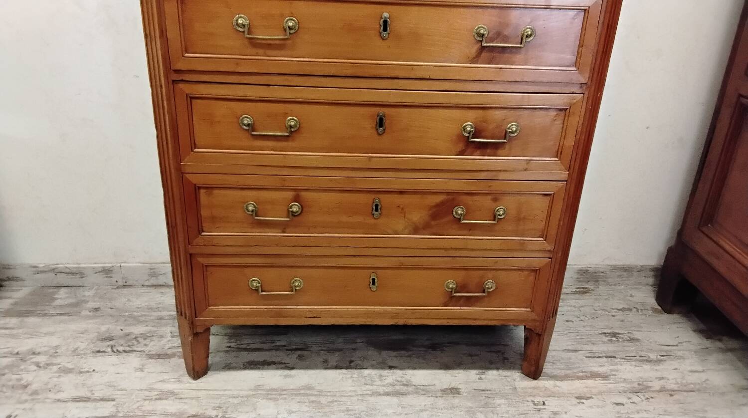 Louis XVI style walnut chest of drawers