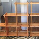 Pine staircase shelf in Regain style