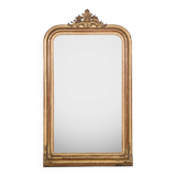 19th C Louis Philippe Mirror with Small Crest