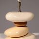 France pebble table lamp by François Chatain, 1980s