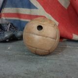 Vintage leather soccer ball