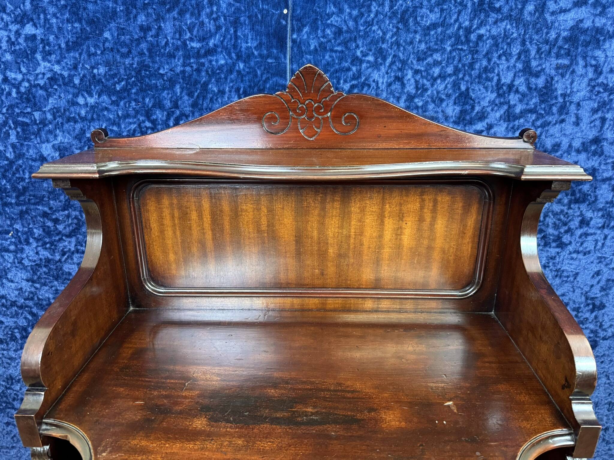 mahogany ceremonial furniture from the Napoleon III period circa 1880