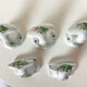 Set of 5 Limoges porcelain patères