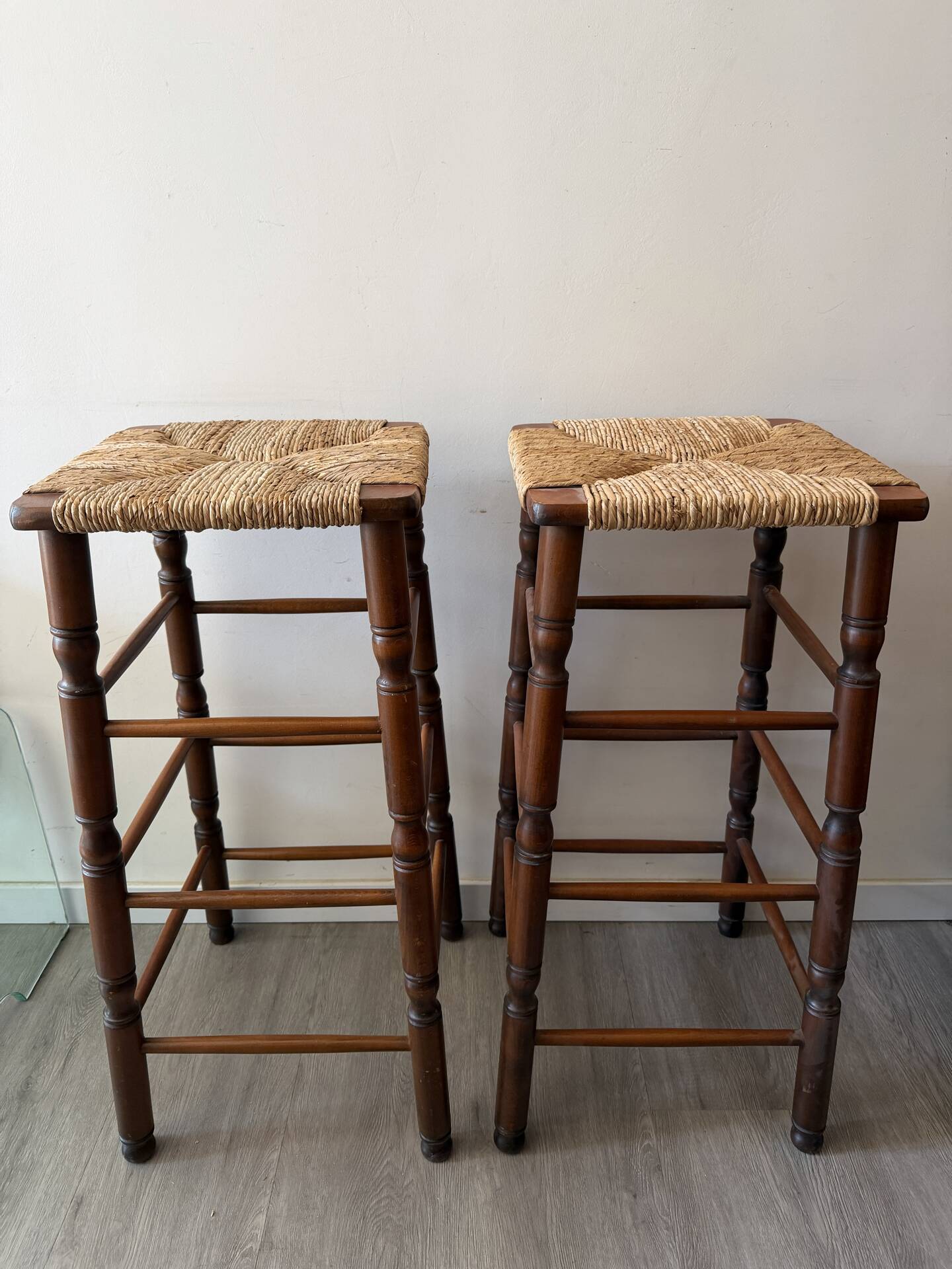 Mid Century bar stools set of 2