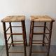 Mid Century bar stools set of 2