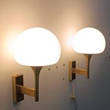 Paire d'appliques murales par Gaetano Sciolari 1970s