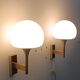 Pair of wall sconces by Gaetano Sciolari 1970s