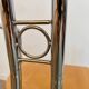 4 old metal chairs with wooden seats, Italian design, postmodern 80s