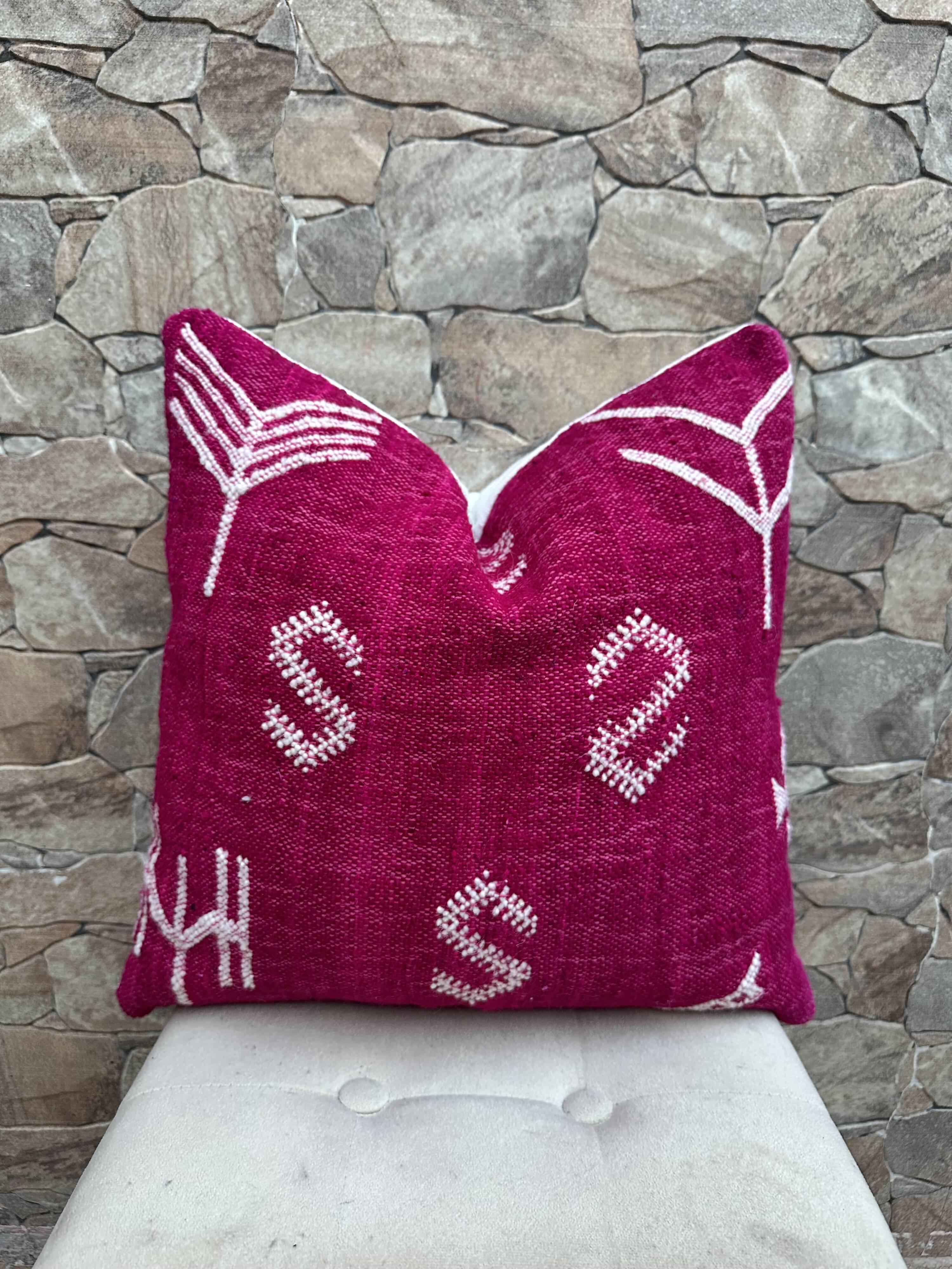 Coussin de sol marocain, coussins décoratifs, ottoman marocain vintage