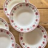 Flowered deep plates