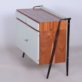 Restored MidCentury Cabinet Set, Mahogany, Revived Polish, Central Europe, 1950s