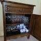 Petit buffet confiturier en bois massif vintage