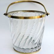 Ice bucket, baccarat crystal
