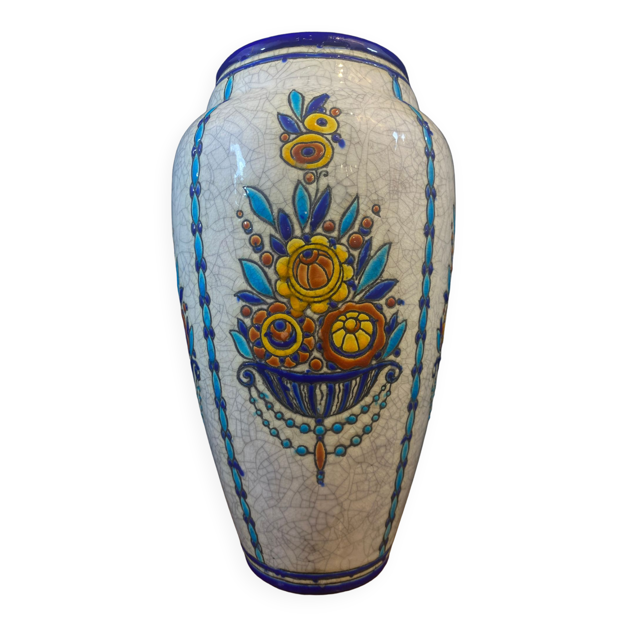 Boch Vase Keramis Brothers, D.944