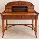 Antique wooden desk with steps and drawers – 103 cm