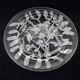 Crystal plate Gui Lalique pattern